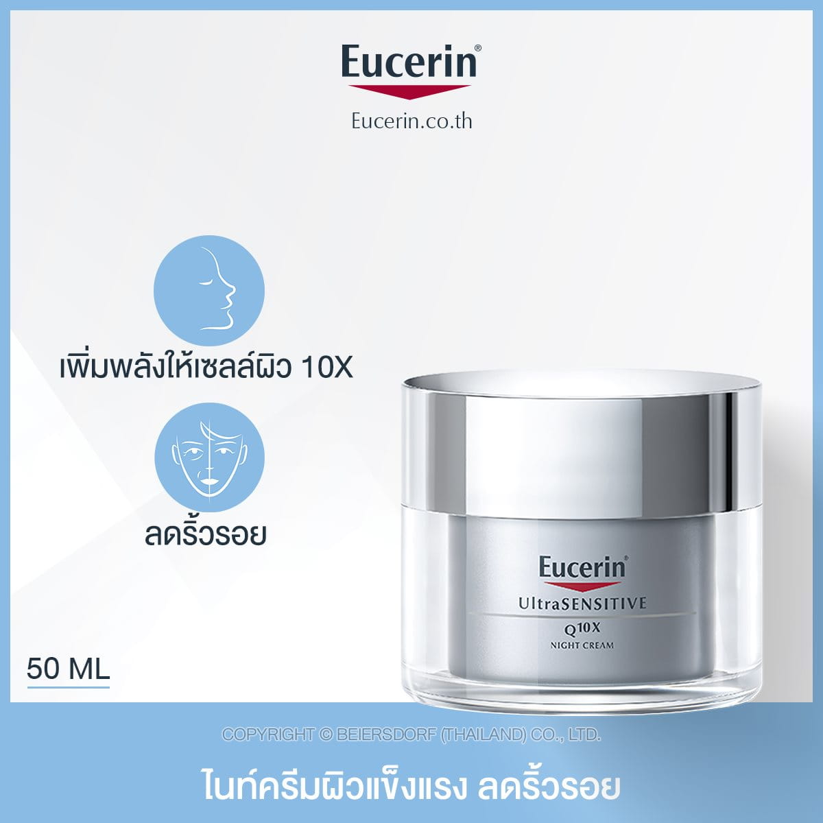 Eucerin Ultrasensitive Q X Night Cream